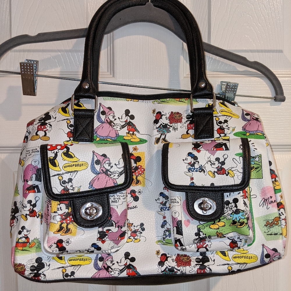 Disney Mickey & Minnie Barrel Purse
